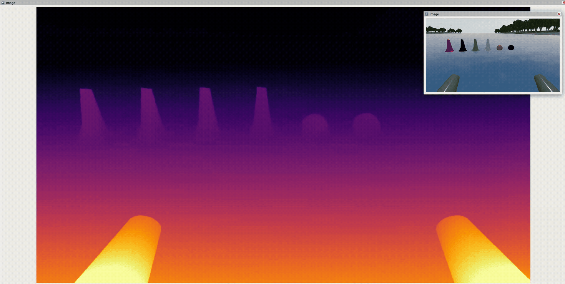 WAM-V in VRX Simulation.